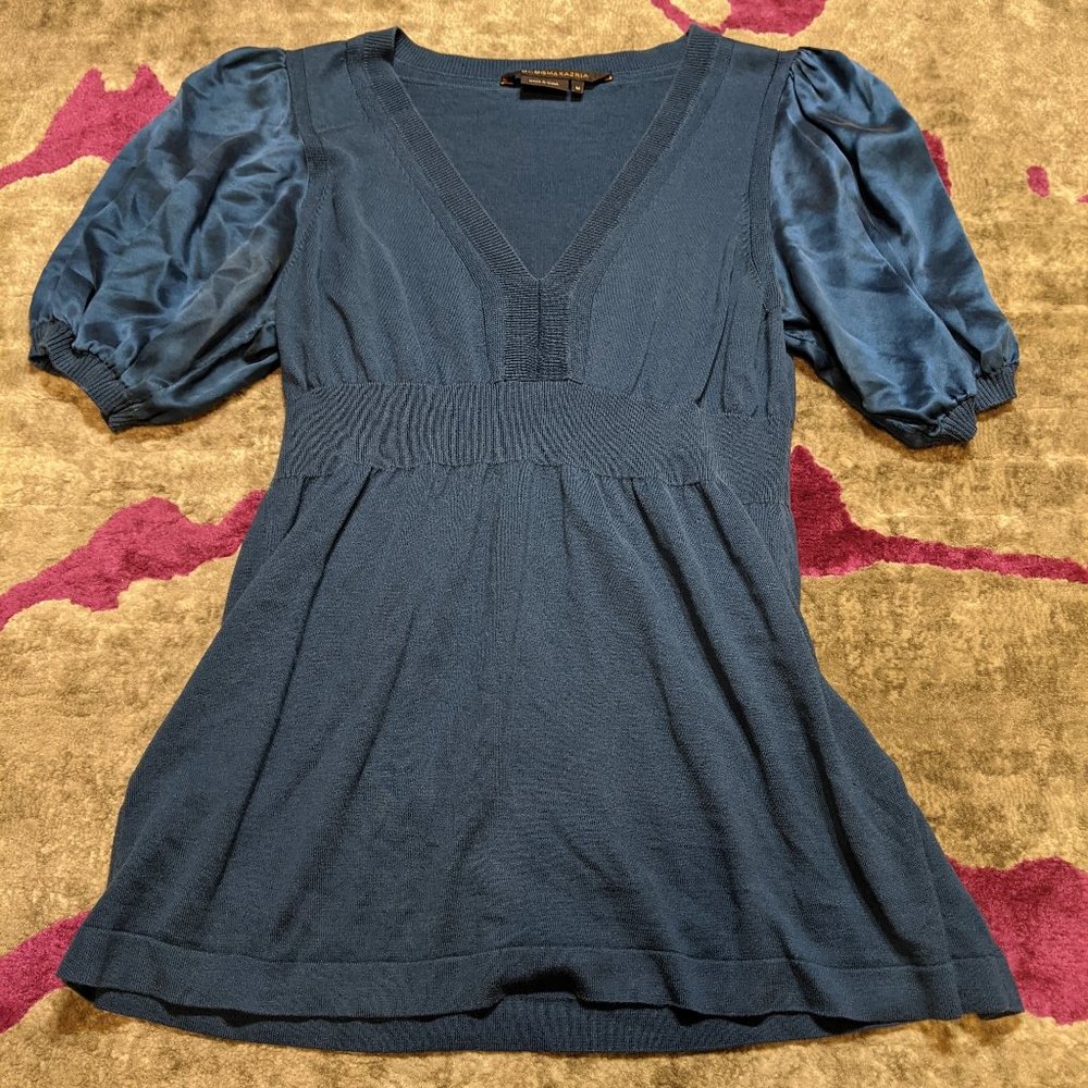BCBG Silk Sleeved Top